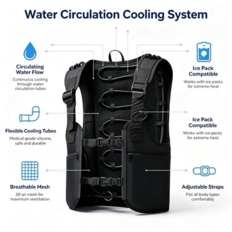 Water Cooling Vest Shoulder St - Fishing Vest ulasan dan harga