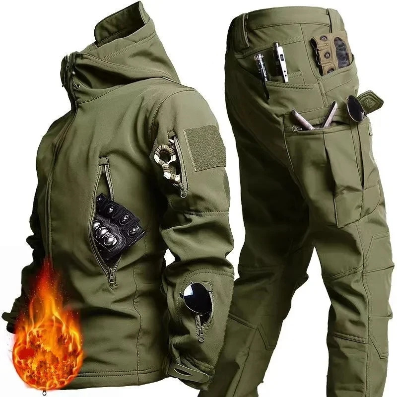 Men's Winter Autumn Fleece Jac - Fishing Jacket Waterproof ulasan dan harga