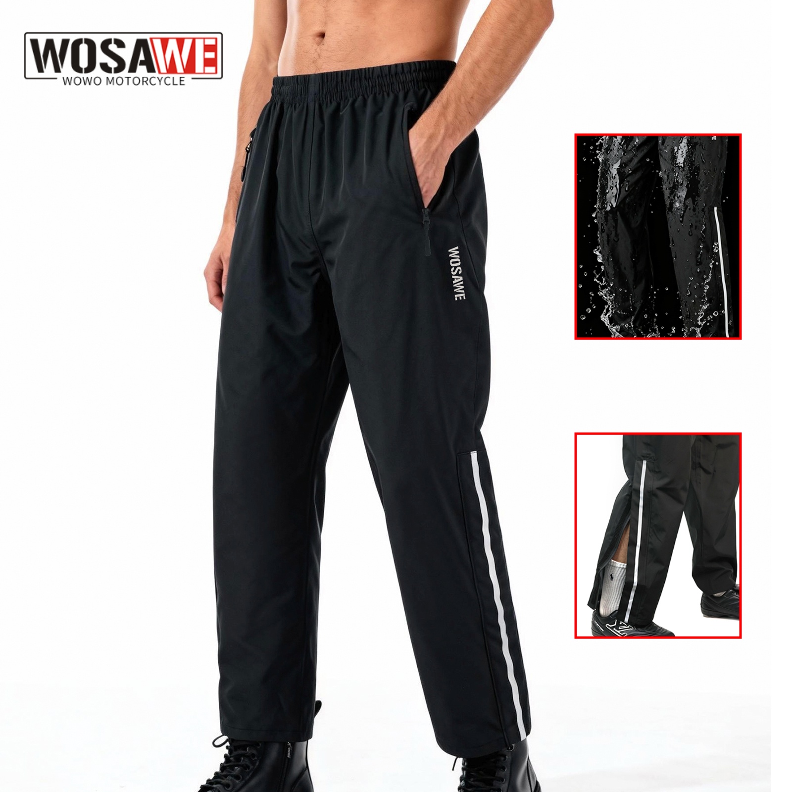WOSAWE Motorcycle Motorbike Ra - Fishing Pants Waterproof ulasan dan harga
