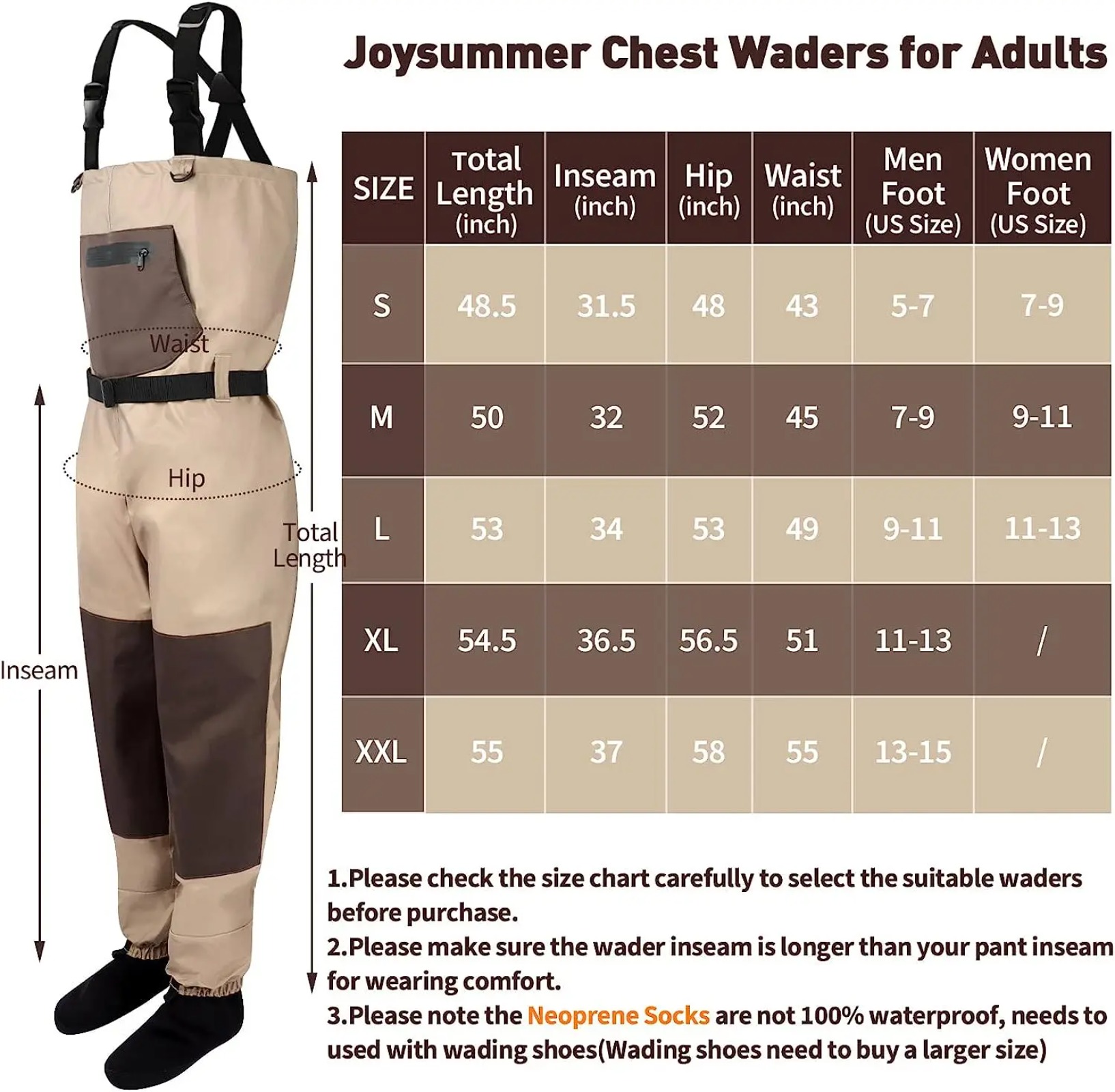 Goture 3‑Layer Breathable Wate - Fishing Waders ulasan dan harga